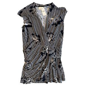 Anthropologie x Deletta NWT Women's Wrap Blouse - Size Small